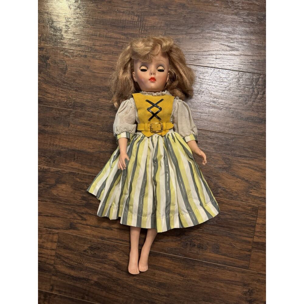 Vintage EEGEE H18 1950s 18" Doll Sleepy Eyes